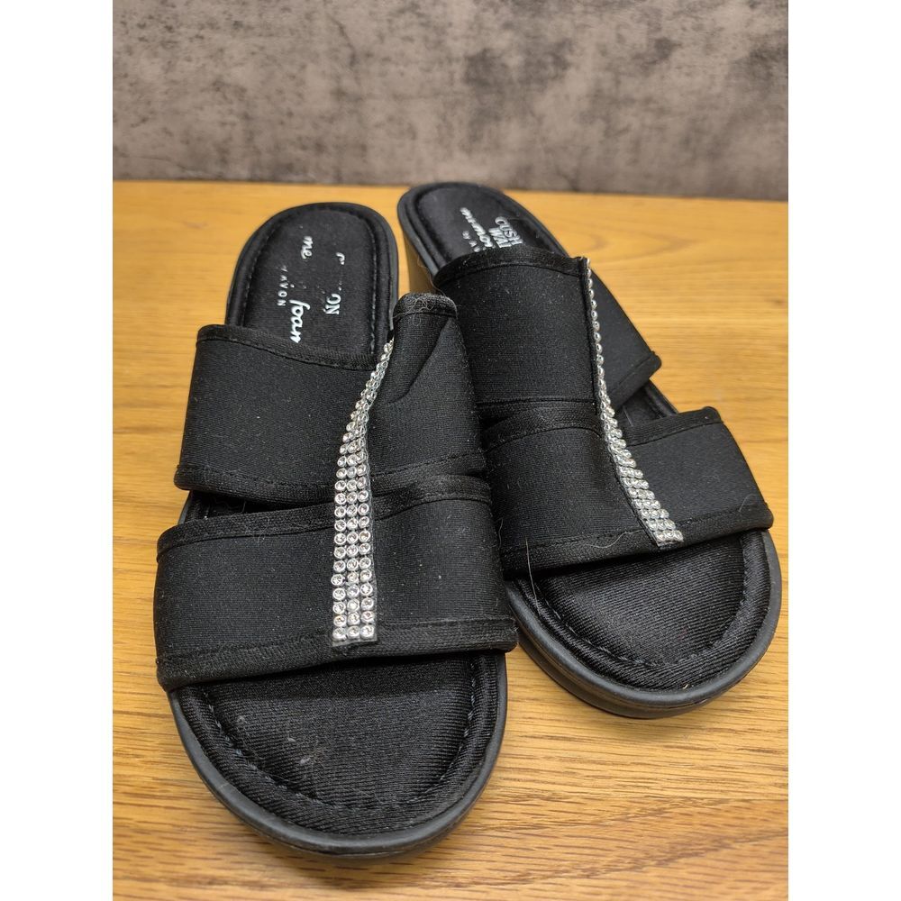 Comfort Plus by Predictions‎ Slip On Wedge Open Toe Sandals Womens Size 6